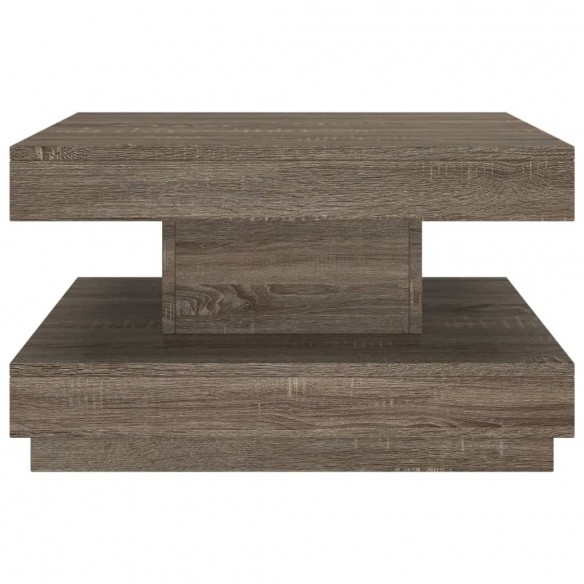 Table basse Gris 60x60x35 cm MDF