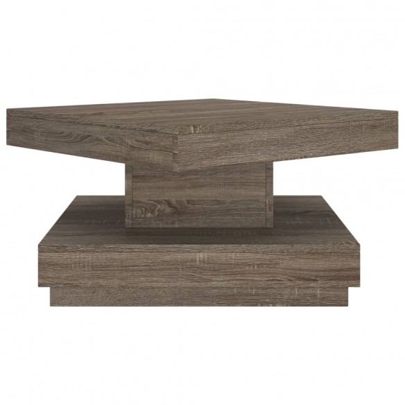 Table basse Gris 60x60x35 cm MDF