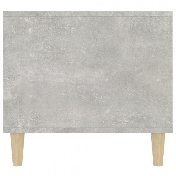 Table basse Gris béton 90x49x45 cm Bois d'ingénierie