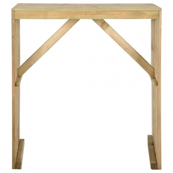 Table de bar 100x60x110 cm Bois de pin imprégné