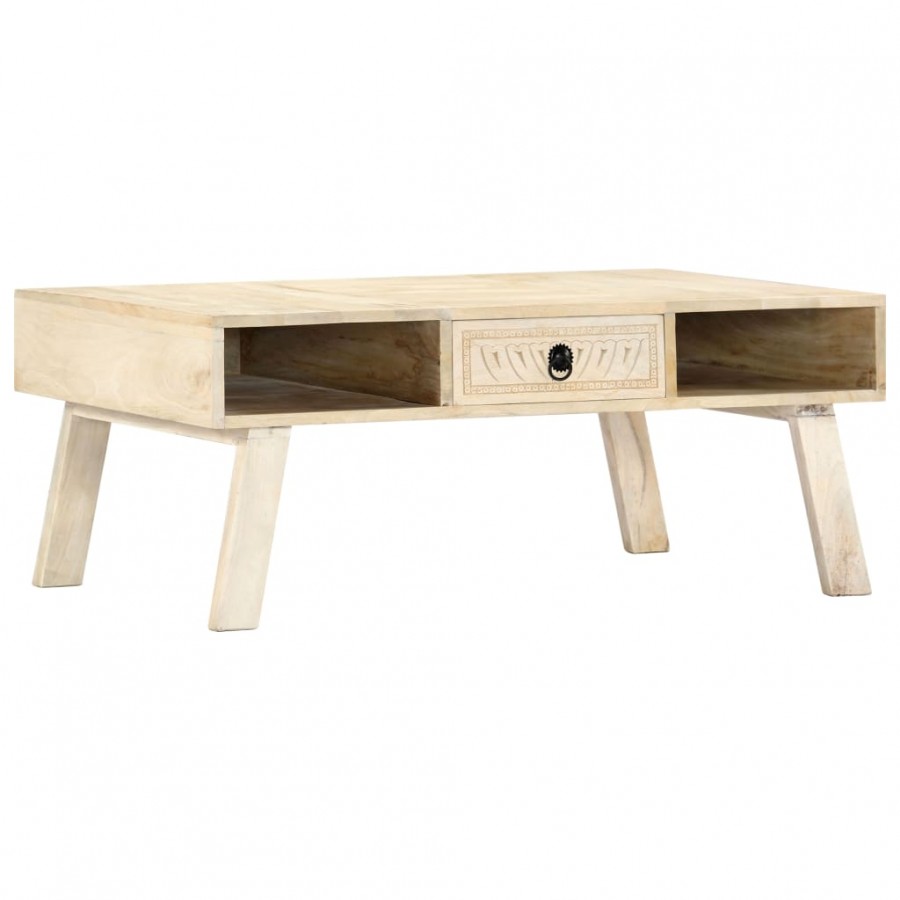 Table basse 100x60x40 cm Bois de manguier massif