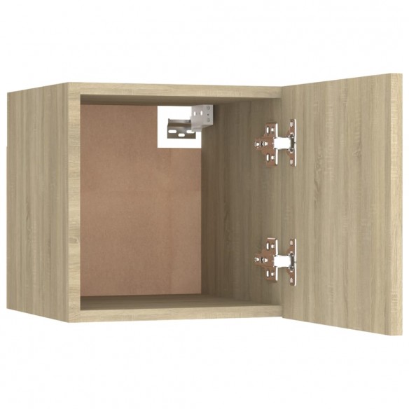 Meubles TV muraux 2 pcs Chêne sonoma 30,5x30x30 cm