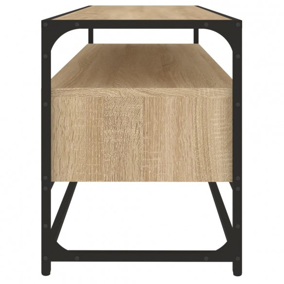 Meuble TV chêne sonoma 100x35x45 cm bois d'ingénierie