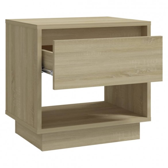 Tables de chevet 2 pcs Chêne sonoma 45x34x44 cm Aggloméré