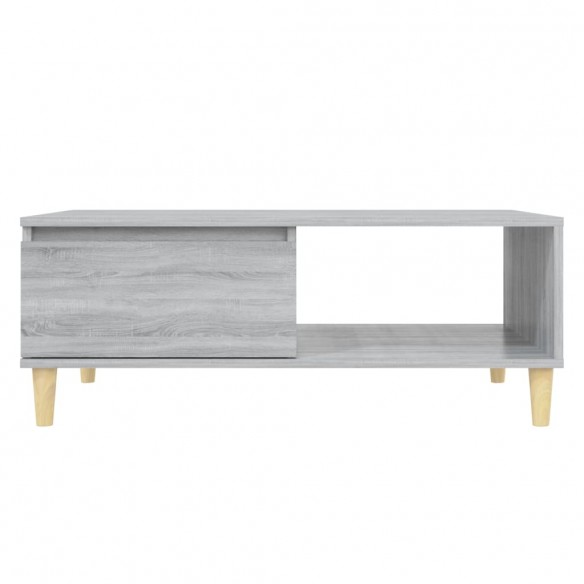 Table basse Sonoma gris 90x60x35 cm Aggloméré