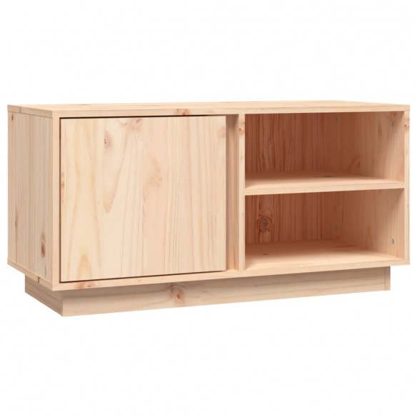 Meuble TV 80x35x40,5 cm Bois de pin massif