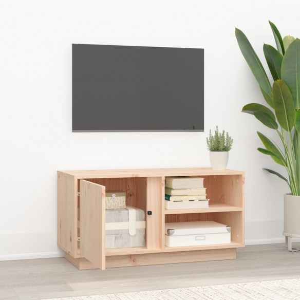 Meuble TV 80x35x40,5 cm Bois de pin massif