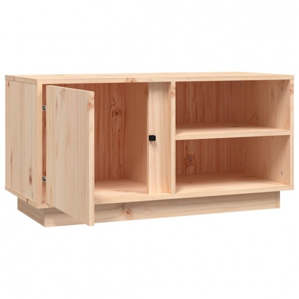 Meuble TV 80x35x40,5 cm Bois de pin massif