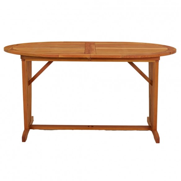 Table de jardin 200x100x75 cm Bois d'eucalyptus solide