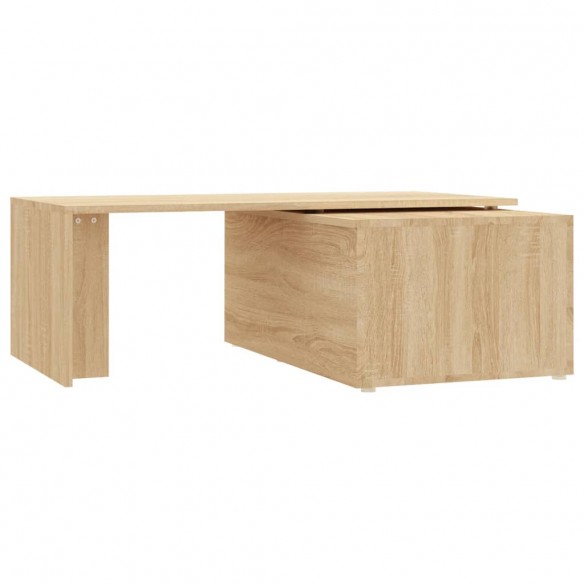 Table basse Chêne sonoma 150x50x35 cm Aggloméré