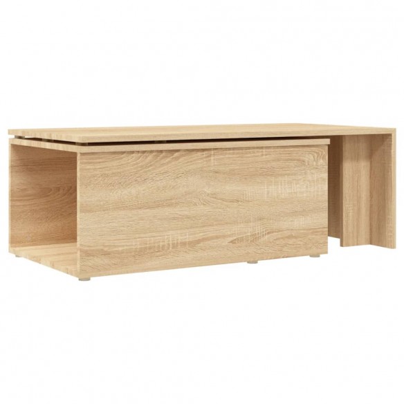 Table basse Chêne sonoma 150x50x35 cm Aggloméré