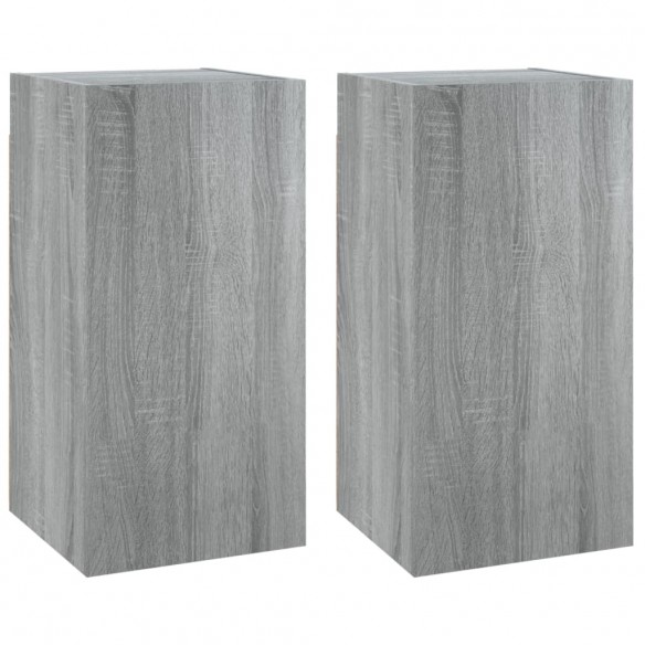 Ensemble de meubles TV 4 pcs Sonoma gris Bois d'ingénierie