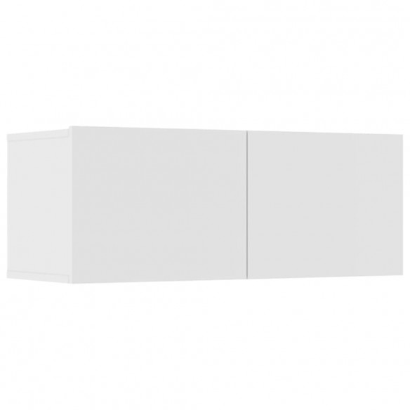 Ensemble de meubles TV 7 pcs Blanc Bois d'ingénierie