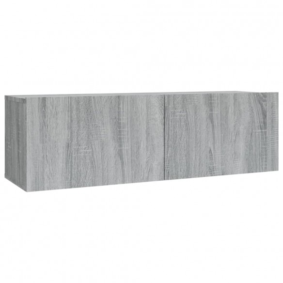 Ensemble de meubles TV 2 pcs Sonoma gris Bois d'ingénierie