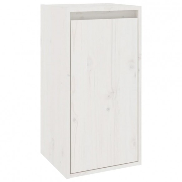 Meubles TV 2 pcs Blanc Bois massif de pin