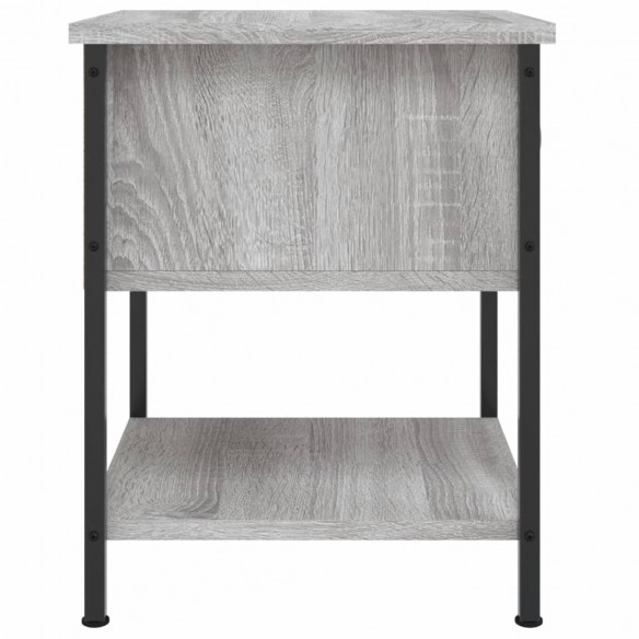 Tables de chevet 2 pcs sonoma gris 34x35,5x45cm bois ingénierie