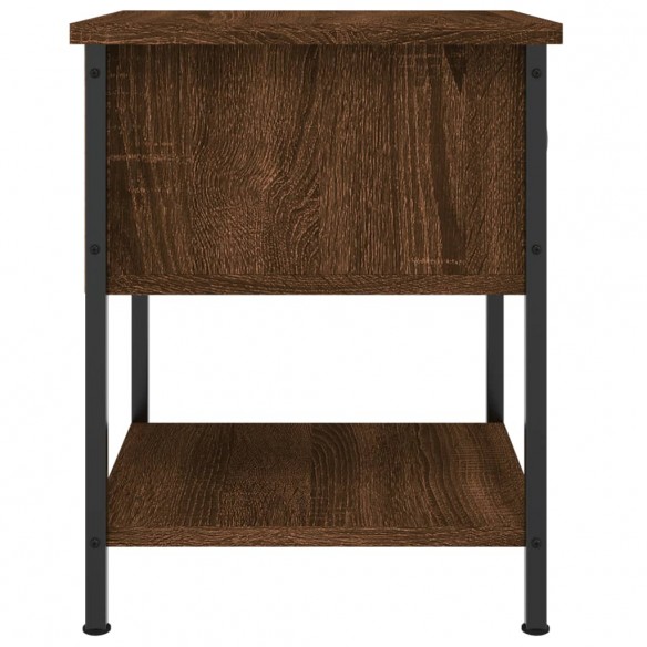 Tables de chevet 2 pcs chêne marron 34x35,5x45 cm