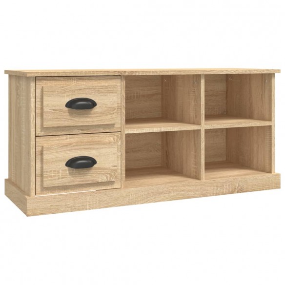 Meuble TV chêne sonoma 102x35,5x47,5 cm bois d'ingénierie