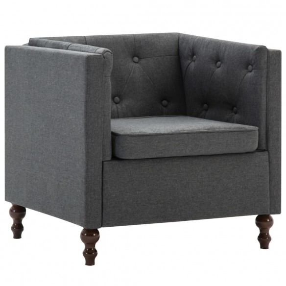 Fauteuil Gris foncé Tissu