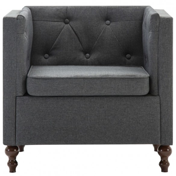 Fauteuil Gris foncé Tissu