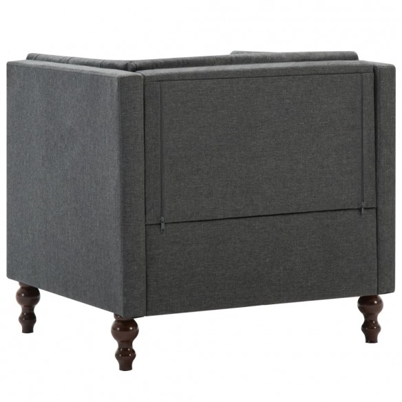 Fauteuil Gris foncé Tissu