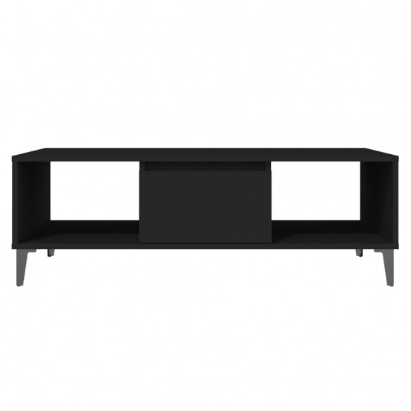 Table basse Noir 103,5x60x35 cm Aggloméré