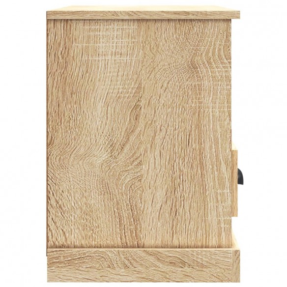 Meuble TV chêne sonoma 80x35x50 cm bois d'ingénierie