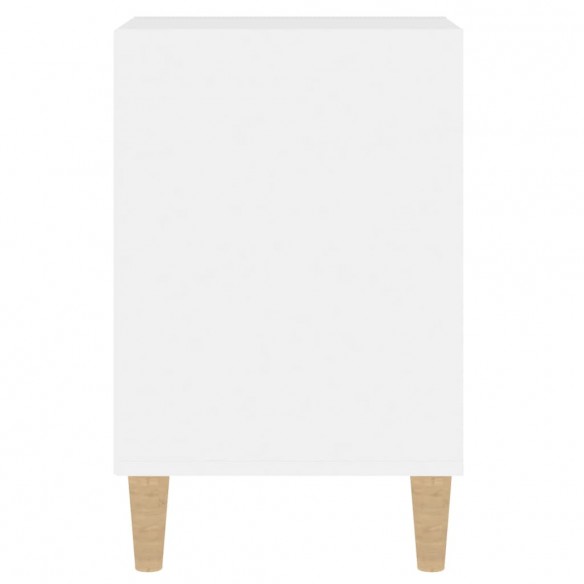 Meuble TV Blanc brillant 100x35x55 cm Bois d'ingénierie