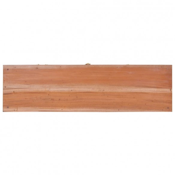 Meuble TV 110x30x45 cm Bois d'acajou massif