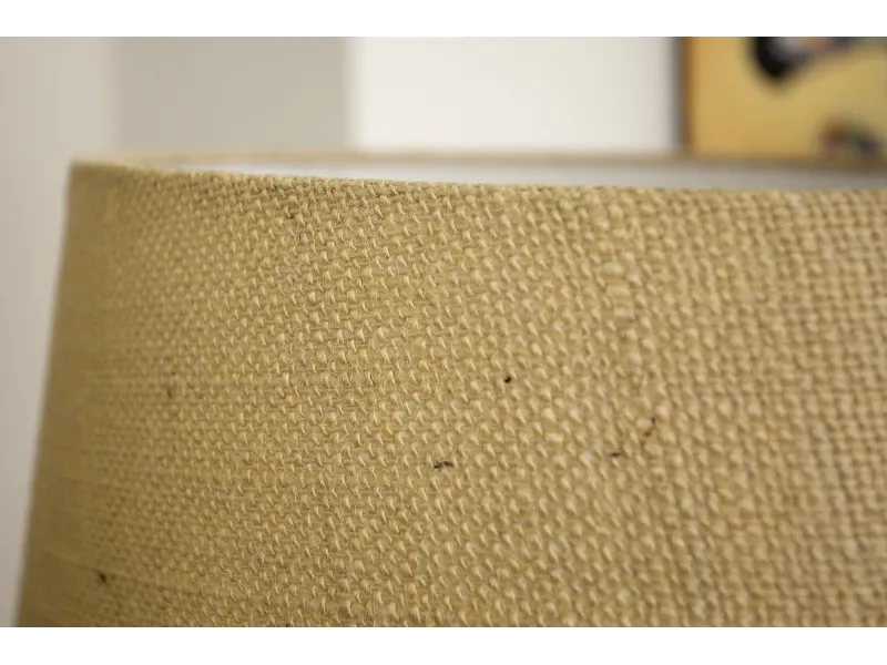 Lampadaire de 155 cm en bois flotté coloris beige