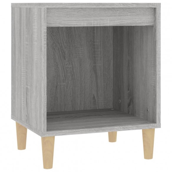 Tables de chevet 2 pcs Sonoma gris 40x35x50 cm