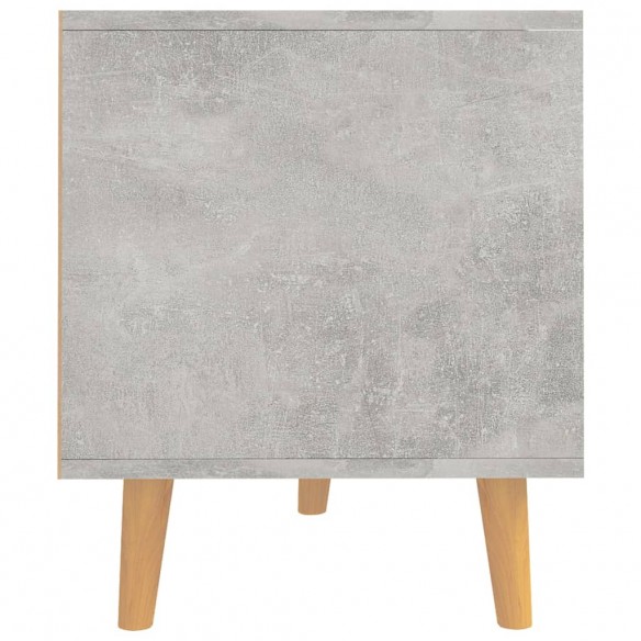 Meuble TV gris béton 90x40x48,5 cm bois d'ingénierie