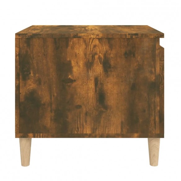 Table basse Chêne fumé 100x50x45 cm Bois d'ingénierie