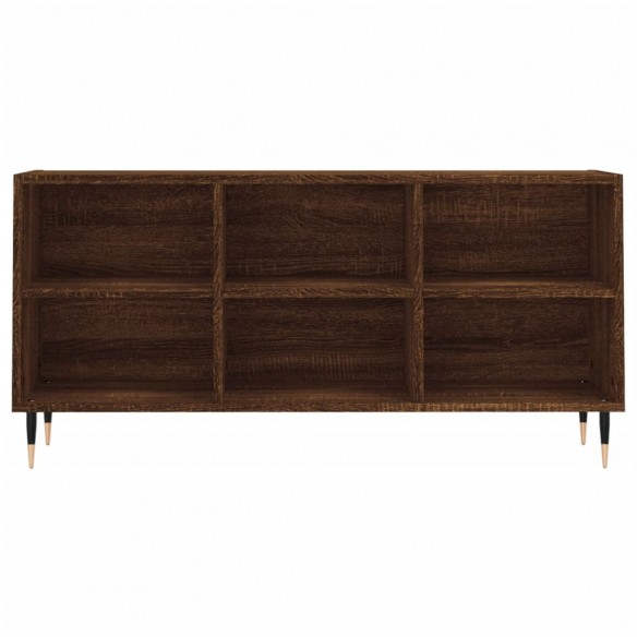 Meuble TV chêne marron 103,5x30x50 cm bois d'ingénierie