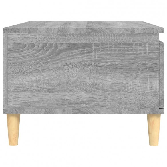 Table basse Sonoma gris 90x50x36,5 cm Bois d'ingénierie