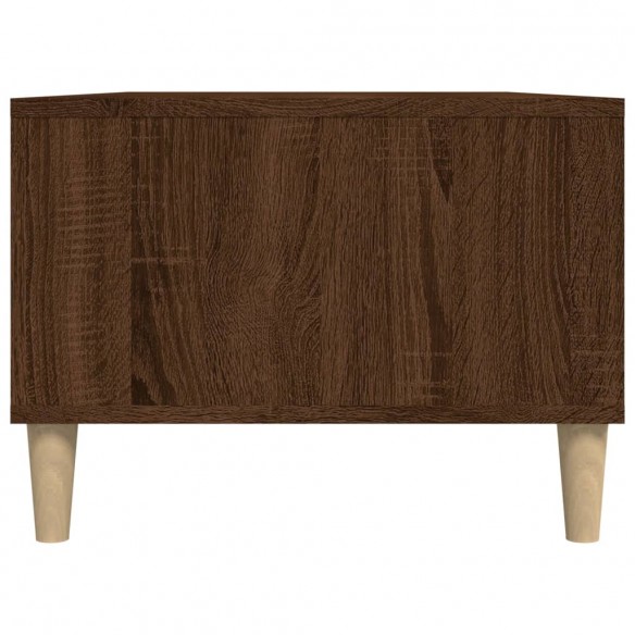 Table basse Chêne marron 90x50x36,5 cm Bois d'ingénierie