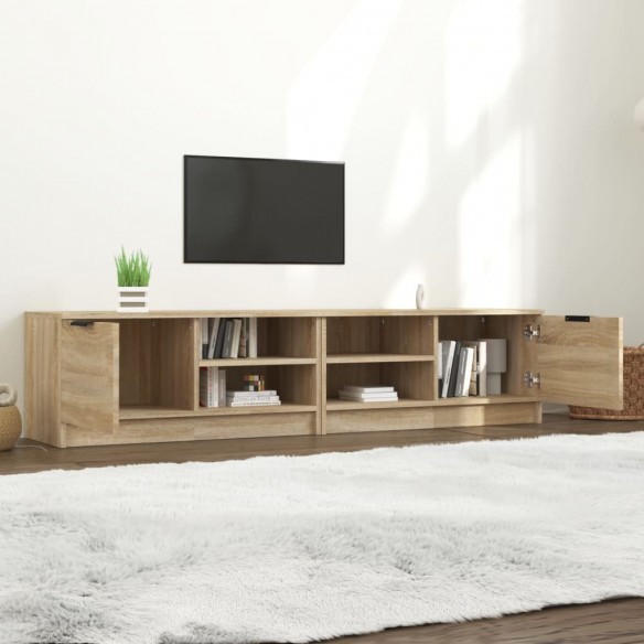 Meubles TV 2 pcs Chêne sonoma 80x35x36,5 cm Bois d'ingénierie