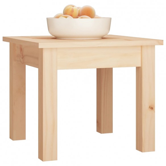 Table basse 35x35x30 cm Bois massif de pin