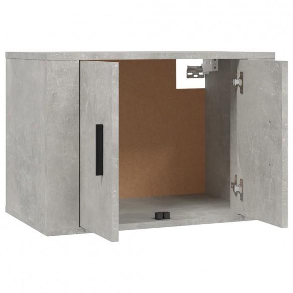 Meubles TV muraux 2 pcs gris béton 57x34,5x40 cm