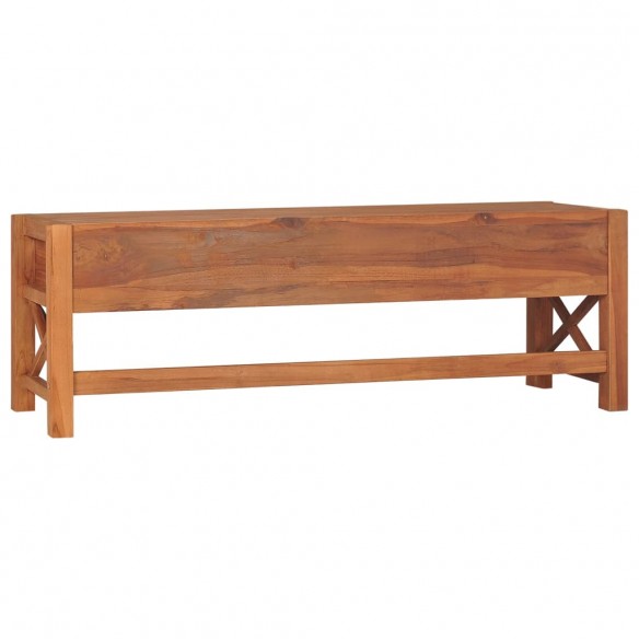 Meuble TV avec tiroirs 120x40x45 cm bois de teck solide