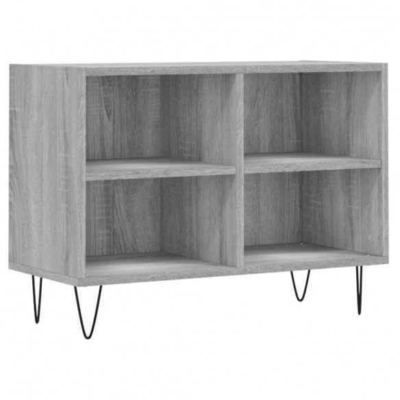 Meuble TV sonoma gris 69,5 x 30 x 50 cm bois d'ingénierie