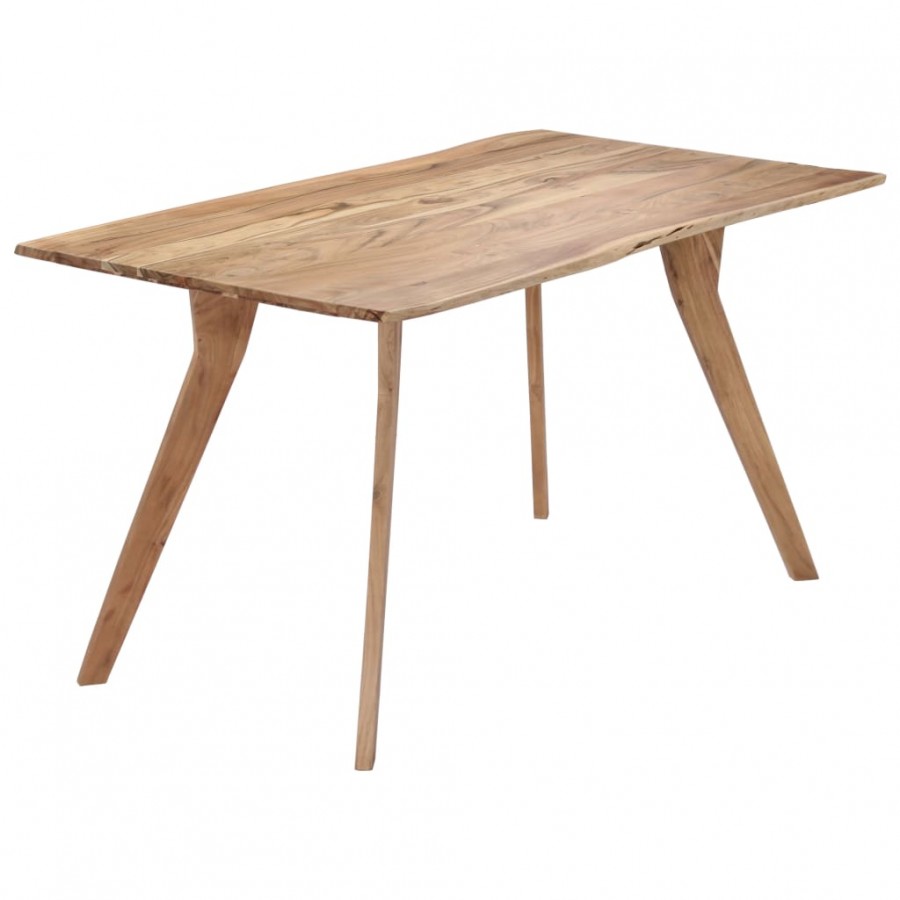 Table de salle à manger 140x80x76 cm Bois d'acacia massif