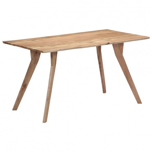 Table de salle à manger 140x80x76 cm Bois d'acacia massif