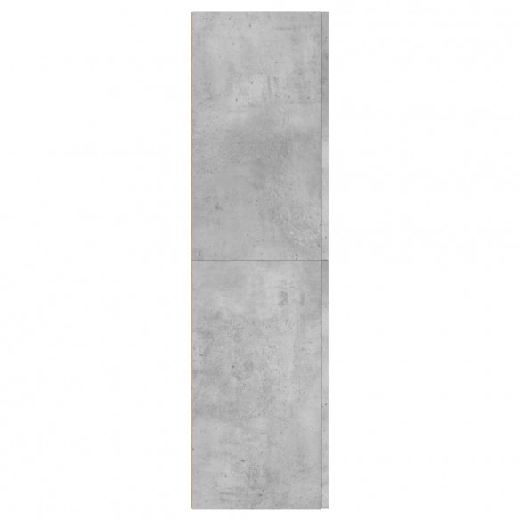 Meuble TV Gris béton 30,5x30x110 cm Aggloméré