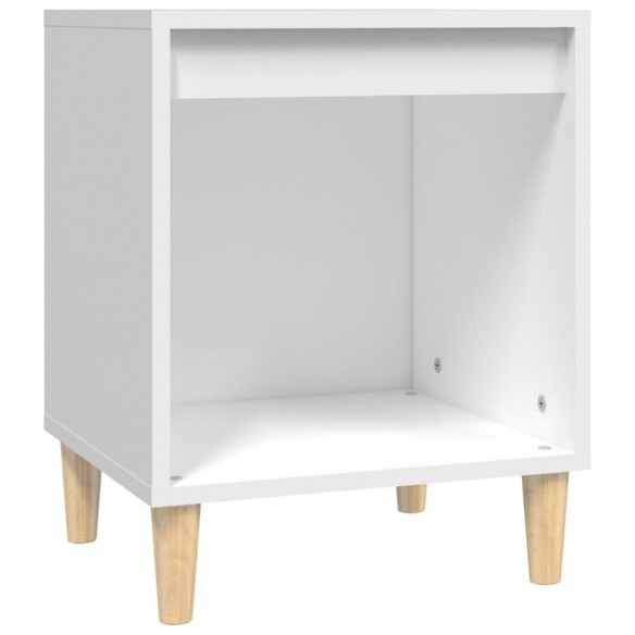 Tables de chevet 2 pcs Blanc 40x35x50 cm