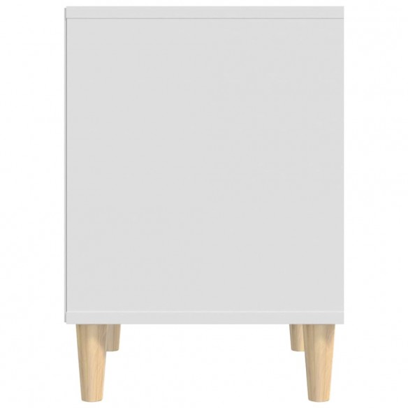 Tables de chevet 2 pcs Blanc 40x35x50 cm