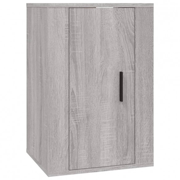 Ensemble de meubles TV 2 pcs Sonoma gris Bois d'ingénierie