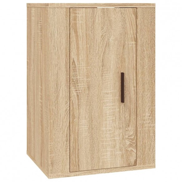 Ensemble de meubles TV 2 pcs chêne sonoma bois d'ingénierie