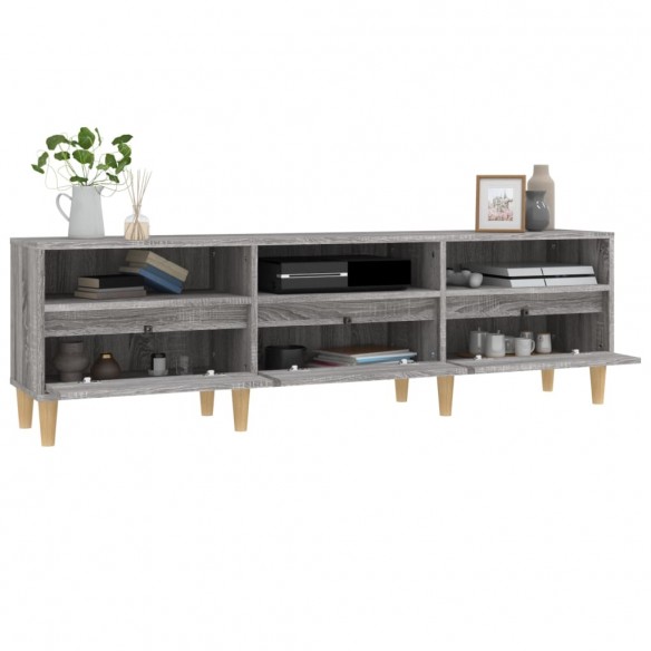 Meuble TV Sonoma gris 150x30x44,5 cm bois d'ingénierie