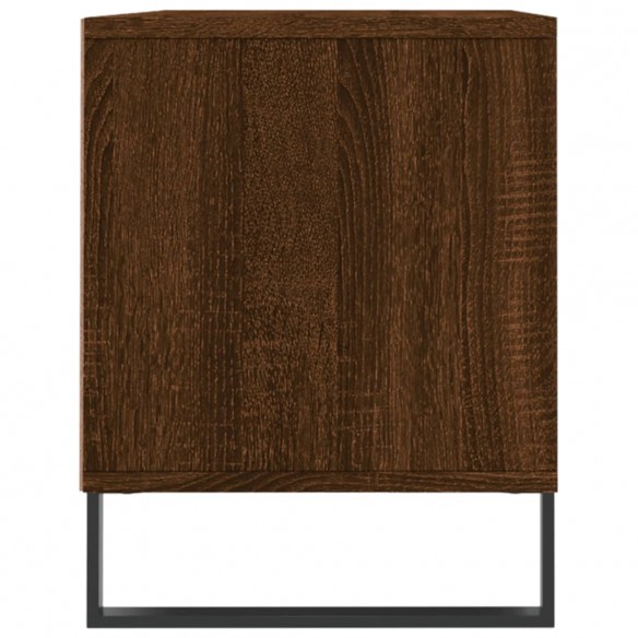 Meuble TV chêne marron 100x34,5x44,5 cm bois d'ingénierie